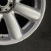 17" CLUBMAN 08-09 17x7 alloy 8 spoke silver covered lug nuts Original OEM Wheel - Back View
