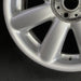 17" CLUBMAN 08-09 17x7 alloy 8 spoke silver covered lug nuts Original OEM Wheel - Additional View