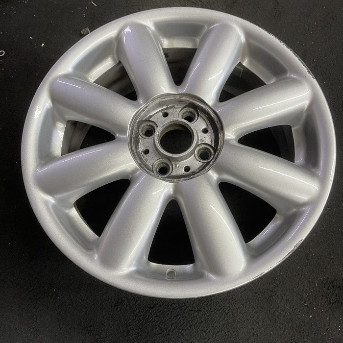 17" CLUBMAN 08-09 17x7 alloy 8 spoke silver covered lug nuts Original OEM Wheel - View 7