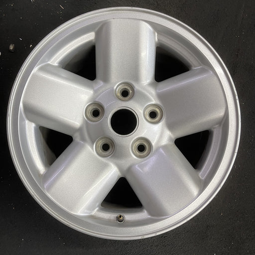 17" DODGE 1500 PICKUP 02 17x8, aluminum, w/o machined center Original OEM Wheel - Angle View