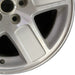 17" CHARGER 06-07 17x7 aluminum 5 spoke machined finish Original OEM Wheel Rim - Close-Up Detail