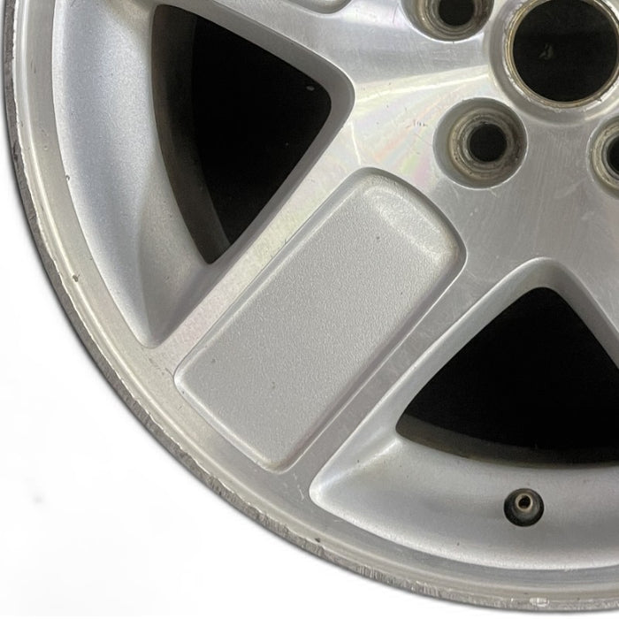 17" CHARGER 06-07 17x7 aluminum 5 spoke machined finish Original OEM Wheel Rim - Back View