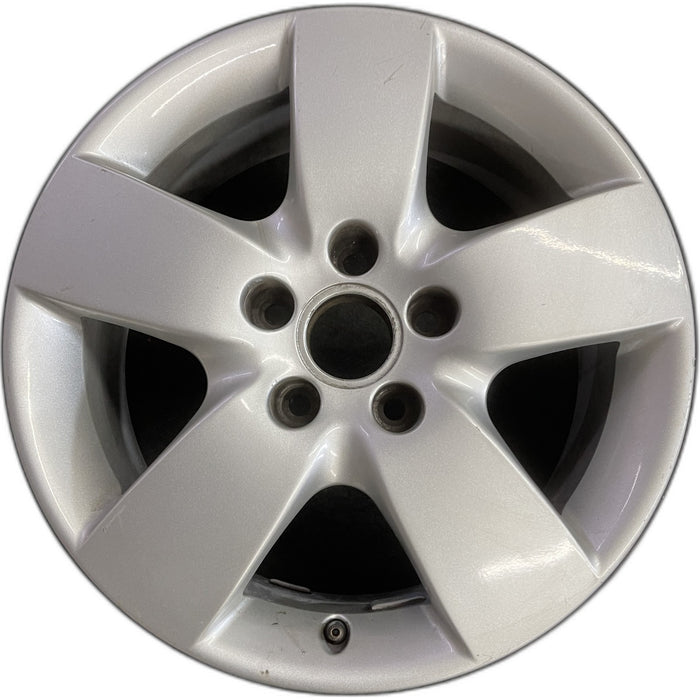 16" AUDI A6 02 16x7 , 5 wide spoke Original OEM Wheel Rim - Front View