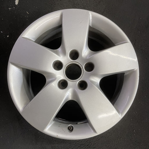 16" AUDI A6 02 16x7 , 5 wide spoke Original OEM Wheel Rim - Angle View