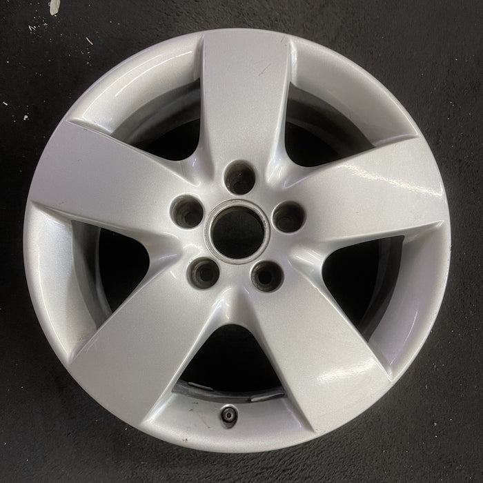 16" AUDI A6 02 16x7 , 5 wide spoke Original OEM Wheel Rim - Angle View