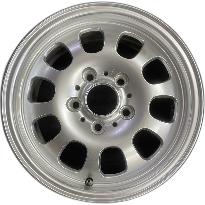 15" BMW 323i 00 15x6.5, alloy, 10 hole Original OEM Wheel Rim - Front View
