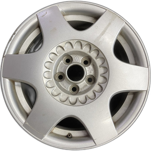 16" BEETLE 02 16x6.5, alloy, 6 straight spoke Original OEM Wheel Rim - Front View
