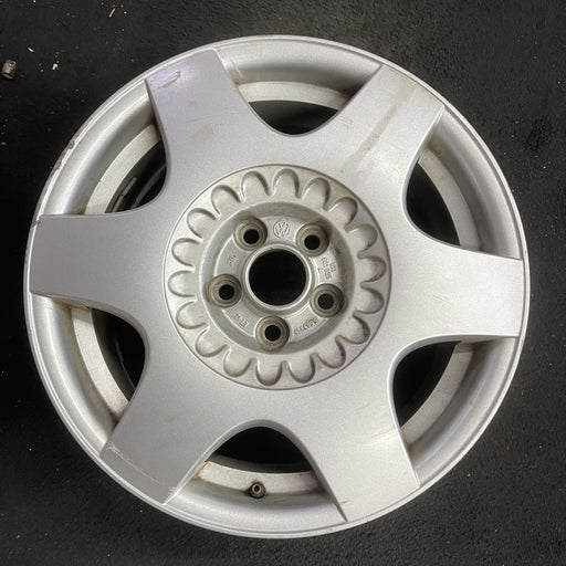 16" BEETLE 02 16x6.5, alloy, 6 straight spoke Original OEM Wheel Rim - Angle View