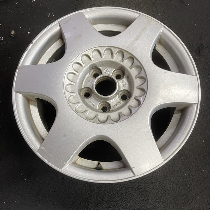 16" BEETLE 02 16x6.5, alloy, 6 straight spoke Original OEM Wheel Rim - Side Profile