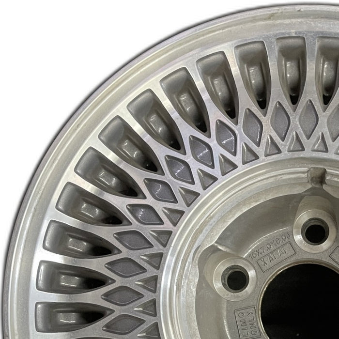 15" FLEETWOOD 93 RWD 15x7 aluminum lace design brushed Original OEM Wheel Rim