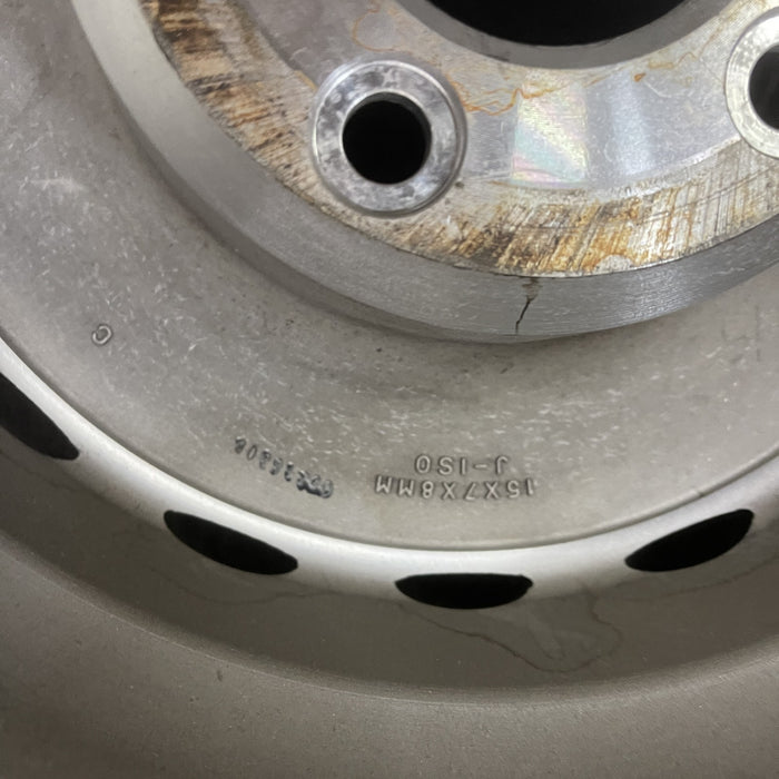 15" FLEETWOOD 93 RWD, 15x7 , web design Original OEM Wheel Rim - Back View