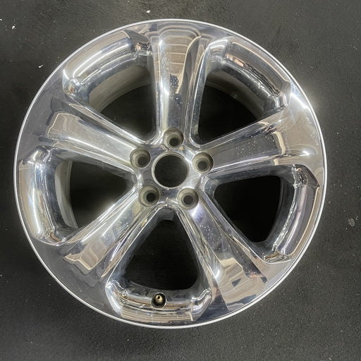 18" CHARGER 11-13 18x7.5, 5 spoke, chrome clad Original OEM Wheel Rim - Angle View