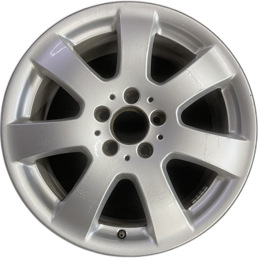 17" MERCEDES ML-CLASS 06-07 164 Type; ML350, 17x7.5 Original OEM Wheel Rim - Front View