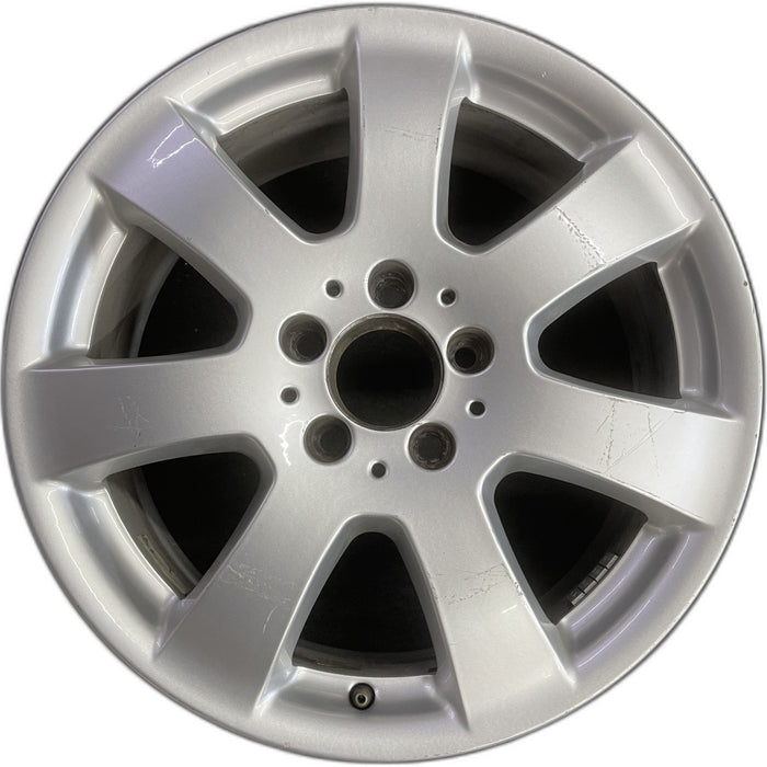 17" MERCEDES ML-CLASS 06-07 164 Type; ML350, 17x7.5 Original OEM Wheel Rim - Front View
