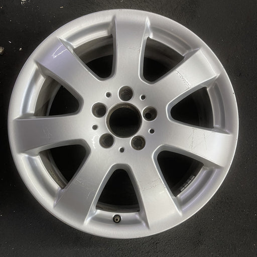 17" MERCEDES ML-CLASS 06-07 164 Type; ML350, 17x7.5 Original OEM Wheel Rim - Angle View