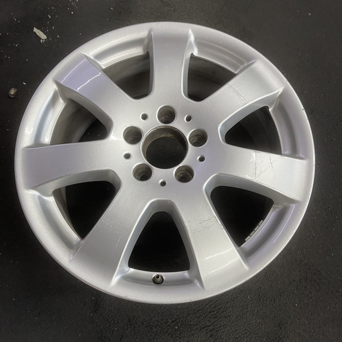 17" MERCEDES ML-CLASS 06-07 164 Type; ML350, 17x7.5 Original OEM Wheel Rim - Side Profile