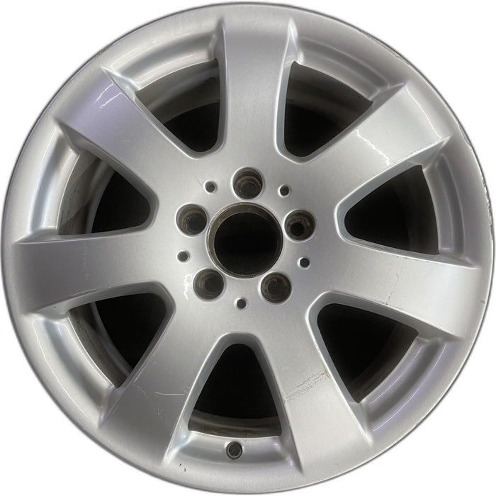 17" MERCEDES ML-CLASS 06-07 164 Type; ML350, 17x7.5 Original OEM Wheel Rim - Front View
