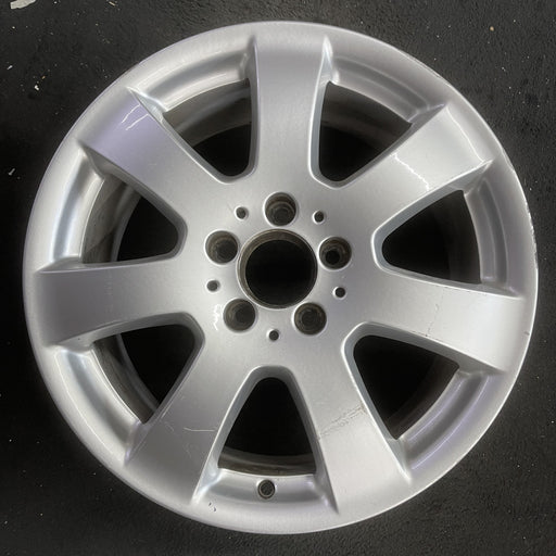 17" MERCEDES ML-CLASS 06-07 164 Type; ML350, 17x7.5 Original OEM Wheel Rim - Angle View