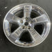 18" CHARGER 07 18x7.5, aluminum, 5 spoke, chrome clad Original OEM Wheel Rim - Side Profile