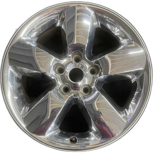 20" DODGE 1500 PICKUP 13 , 20x8, chrome clad Original OEM Wheel Rim - Front View