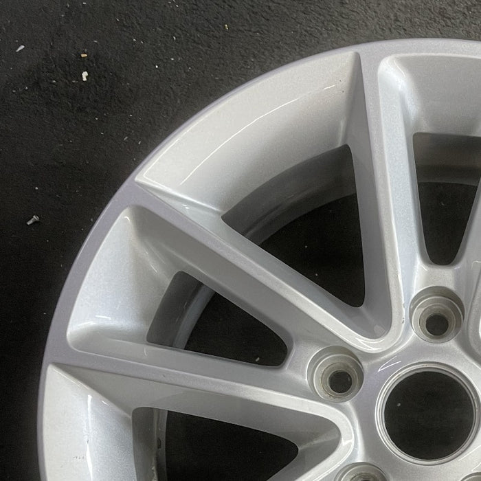 17" CARAVAN 13 17x6.5 aluminum V spoke fully opt WGH Original OEM Wheel Rim - Side Profile