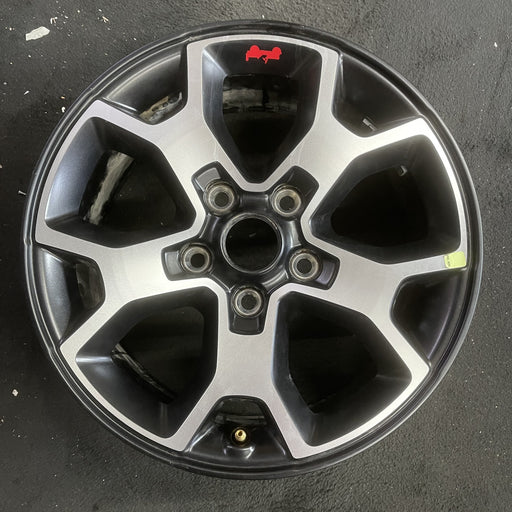 17" WRANGLER 18 VIN X , 17x7.5, , aluminum, Y spoke Original OEM Wheel Rim - Angle View
