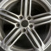 21" AUDI Q7 10-12 21x10 alloy 5-triple spoke silver finish Original OEM Wheel - Angle View
