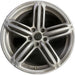 21" AUDI Q7 10-12 21x10 alloy 5-triple spoke silver finish Original OEM Wheel - Front View