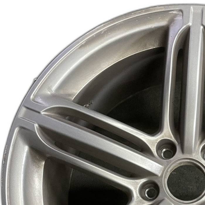 21" AUDI Q7 10-12 21x10 alloy 5-triple spoke silver finish Original OEM Wheel - Angle View