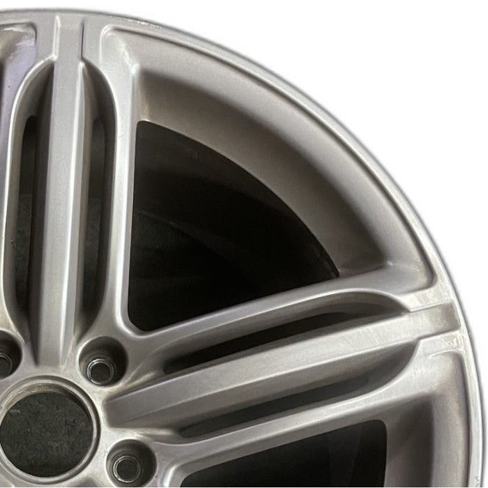 21" AUDI Q7 10-12 21x10 alloy 5-triple spoke silver finish Original OEM Wheel - Side Profile