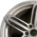 21" AUDI Q7 10-12 21x10 alloy 5-triple spoke silver finish Original OEM Wheel - Angle View