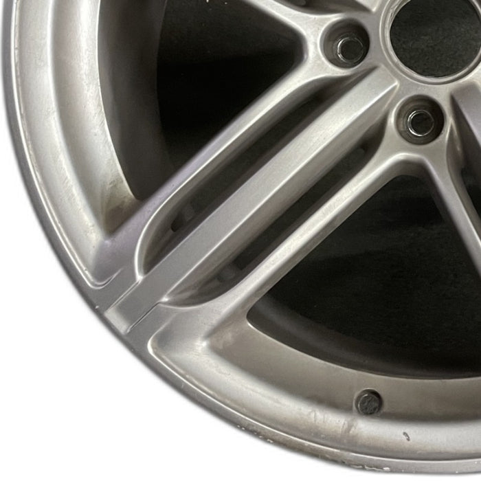 21" AUDI Q7 10-12 21x10 alloy 5-triple spoke silver finish Original OEM Wheel - Back View
