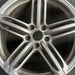 21" AUDI Q7 10-12 21x10 alloy 5-triple spoke silver finish Original OEM Wheel - Angle View