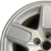 17" CHARGER 06-07 17x7 aluminum 5 spoke machined finish Original OEM Wheel Rim - Angle View