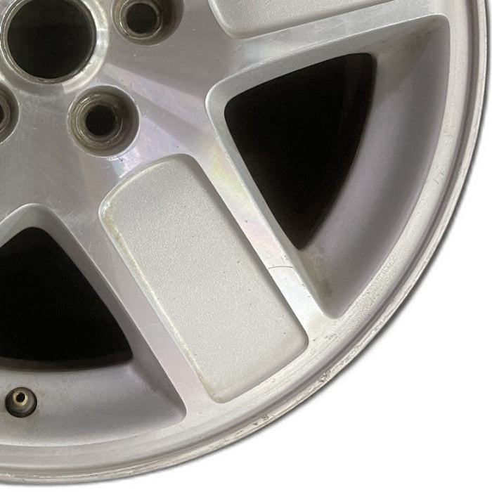 17" CHARGER 06-07 17x7 aluminum 5 spoke machined finish Original OEM Wheel Rim - Close-Up Detail