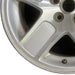 17" CHARGER 06-07 17x7 aluminum 5 spoke machined finish Original OEM Wheel Rim - Back View