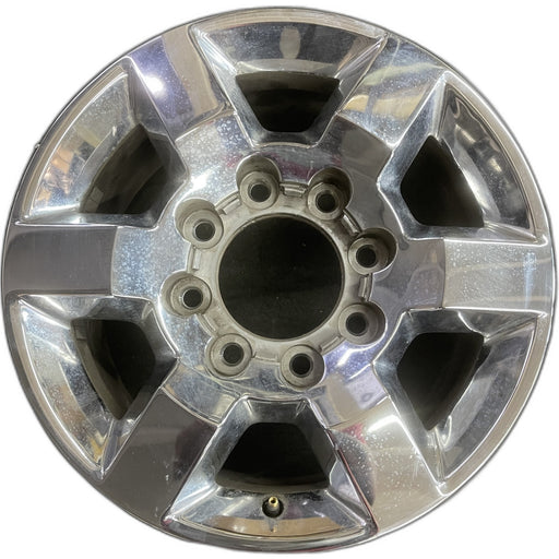 18" SIERRA 2500 PICKUP 15-18 18x8, aluminum, 6 spoke, flat spoke Original OEM - Front View