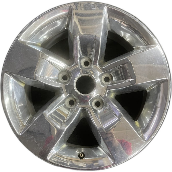 17" DODGE 1500 PICKUP 13-18 17x7 aluminum 5 spoke silver opt WFE Original OEM - Front View