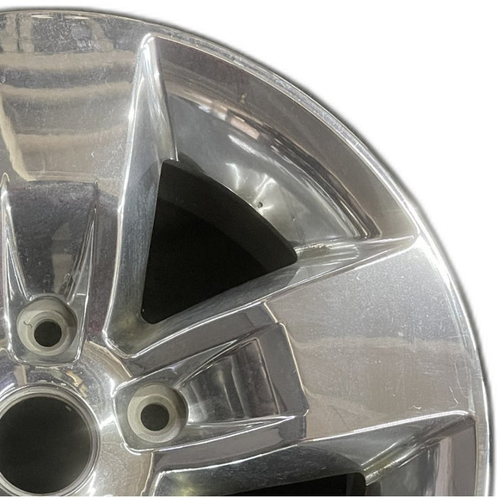 17" DODGE 1500 PICKUP 13-18 17x7 aluminum 5 spoke silver opt WFE Original OEM - Side Profile
