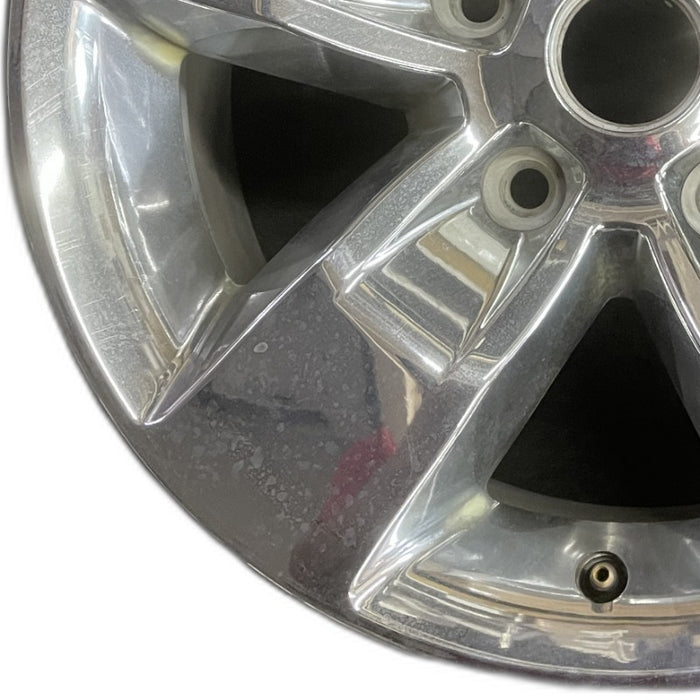 17" DODGE 1500 PICKUP 13-18 17x7 aluminum 5 spoke silver opt WFE Original OEM - Back View