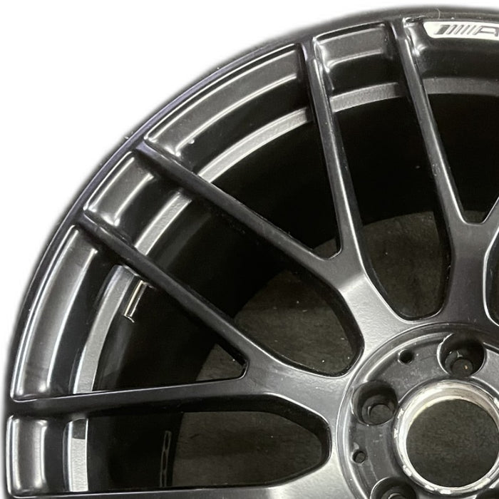 19" MERCEDES C-CLASS 17 205 Type Cv C63 19x10.5 18 spoke 9 Y spokes black with - Angle View