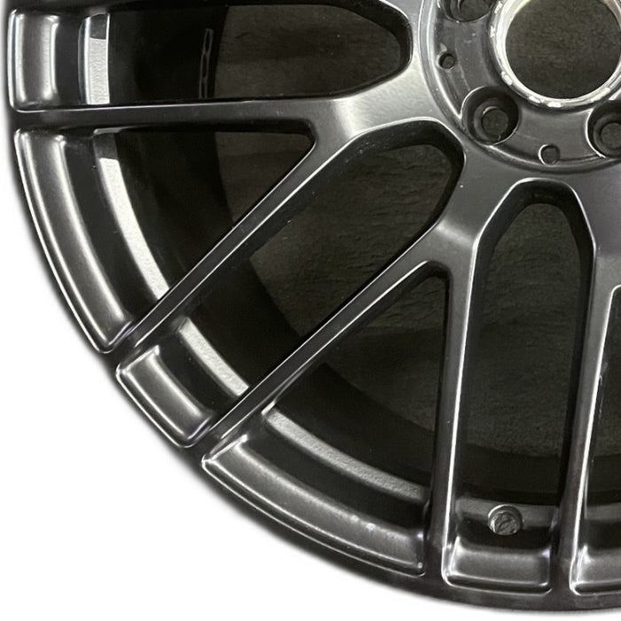 19" MERCEDES C-CLASS 17 205 Type Cv C63 19x10.5 18 spoke 9 Y spokes black with - Back View