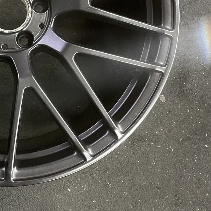 19" MERCEDES C-CLASS 17 205 Type Cv C63 19x10.5 18 spoke 9 Y spokes black with - Back View