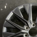 20" GX550 24 20x7.5 alloy dark gray Original OEM Wheel Rim - Side Profile