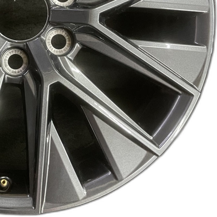 20" GX550 24 20x7.5 alloy dark gray Original OEM Wheel Rim - Close-Up Detail