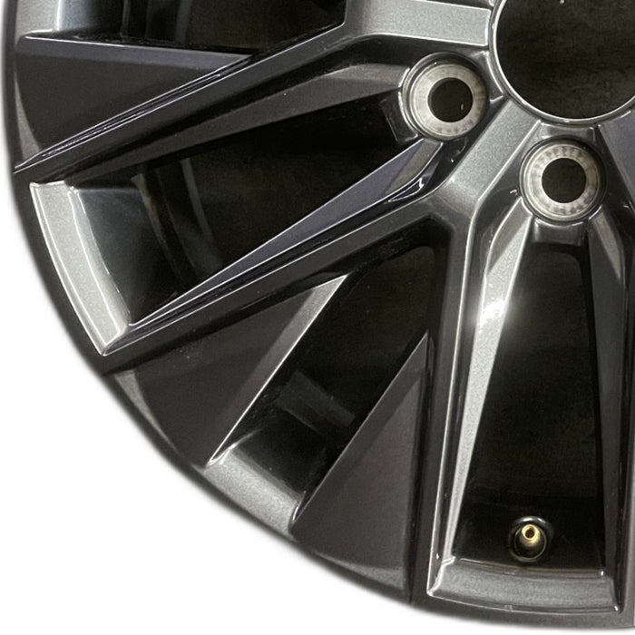 20" GX550 24 20x7.5 alloy dark gray Original OEM Wheel Rim - Back View