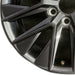 20" GX550 24 20x7.5 alloy dark gray Original OEM Wheel Rim - Back View