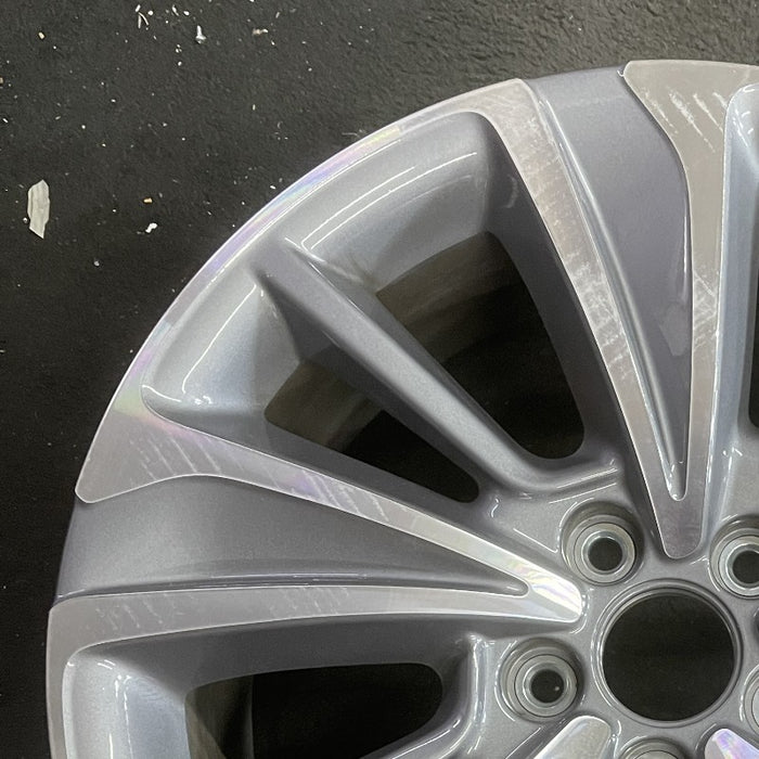 20" MDX 17 20x8 alloy machine face alternating spoke Original OEM Wheel Rim - Side Profile