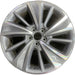 20" MDX 17 20x8 alloy machine face alternating spoke Original OEM Wheel Rim - Front View