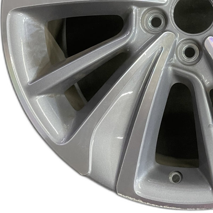20" MDX 17 20x8 alloy machine face alternating spoke Original OEM Wheel Rim - Back View